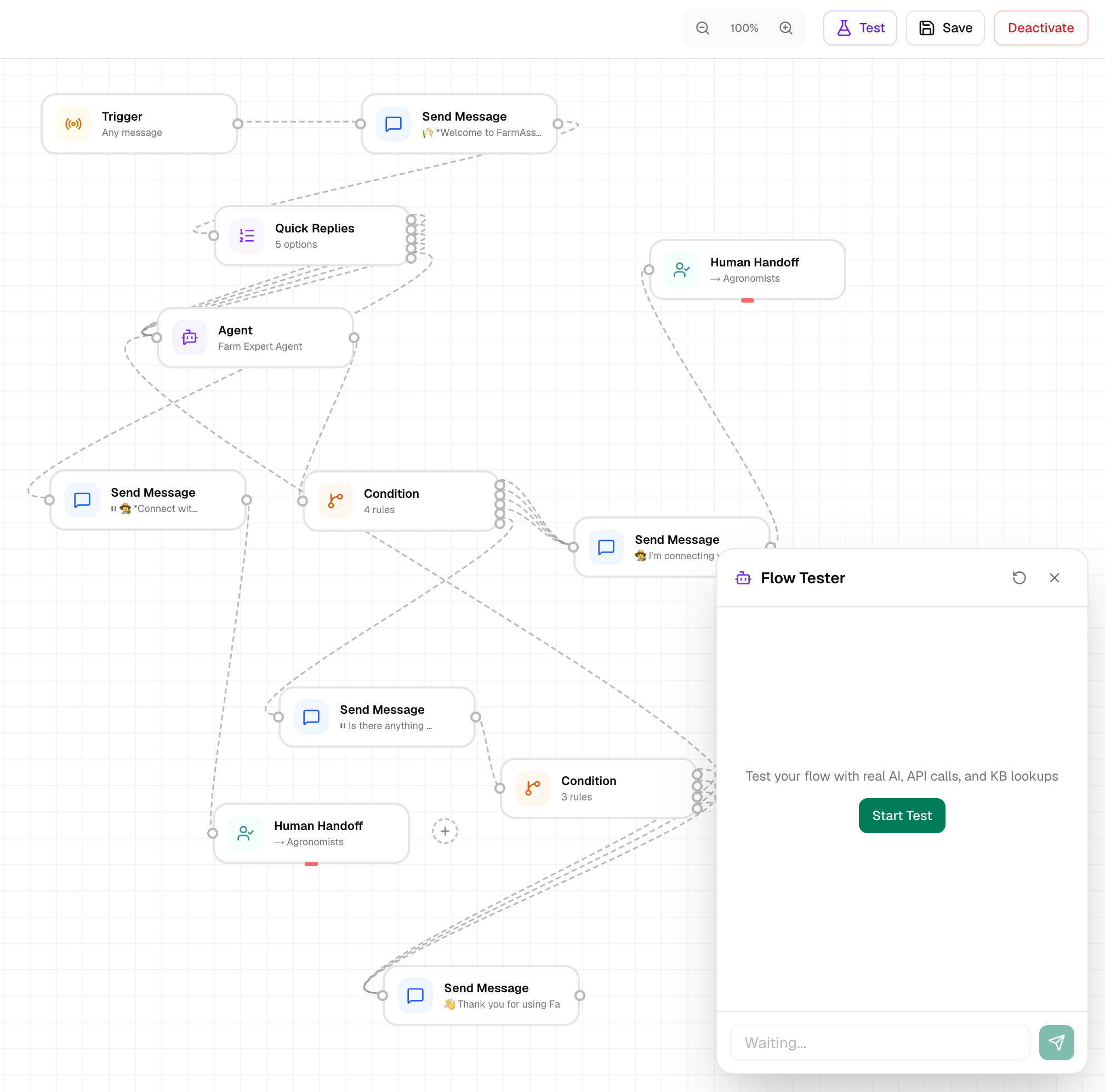 Visual Bot Builder